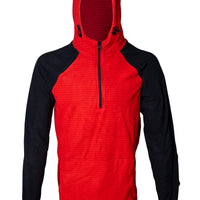 Scarlet Tanager Grid Fleece Pullover