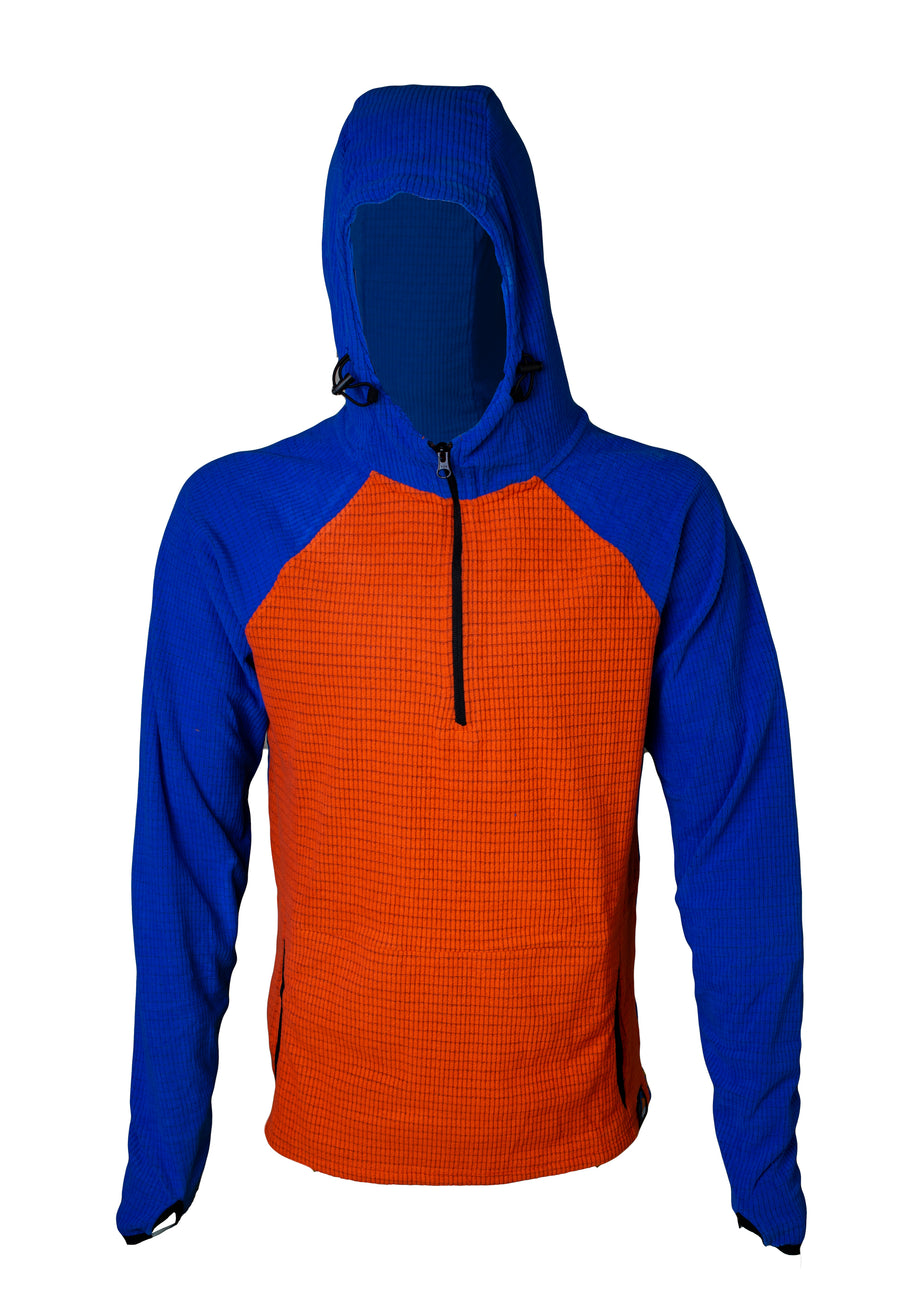 Bluebird Grid Fleece Pullover